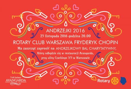 Bal Andrzejkowy – RC Warszawa Fryderyk Chopin