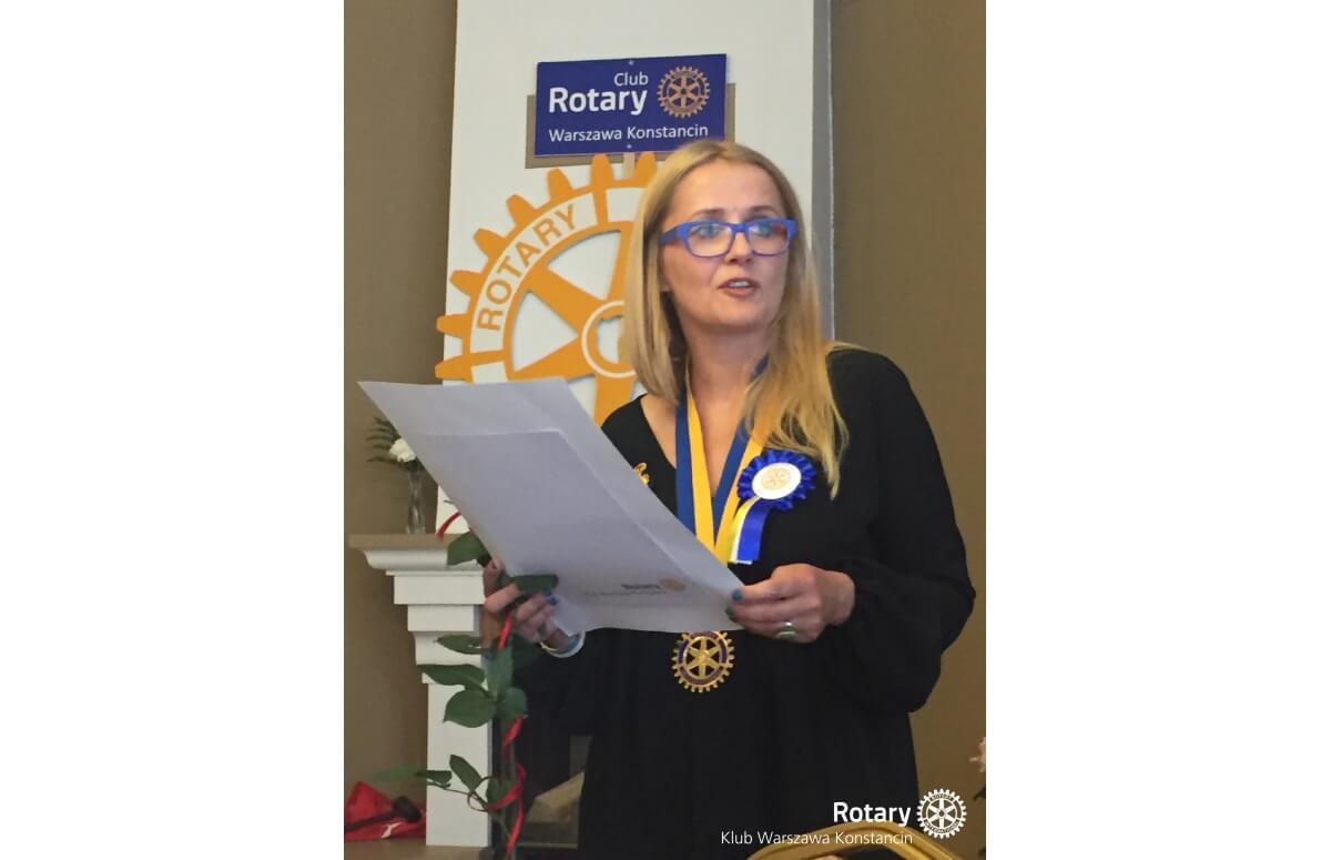 RC Konstancin Rotary przekazanie służby na kadencję 2017/2018